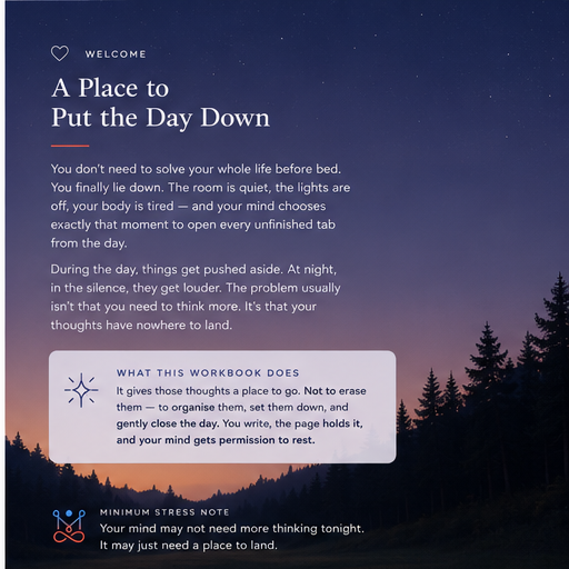The Evening Calm Workbook - eBook