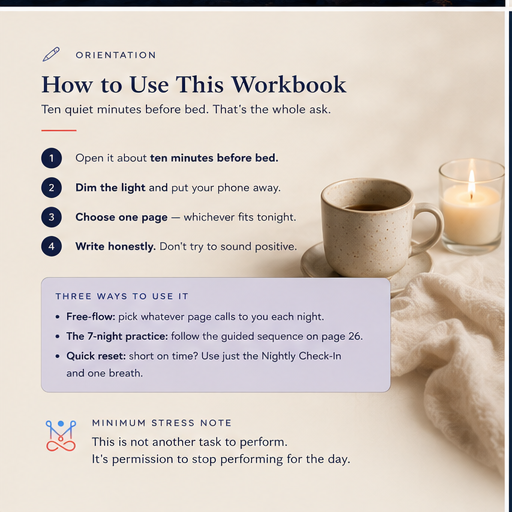 The Evening Calm Workbook - eBook