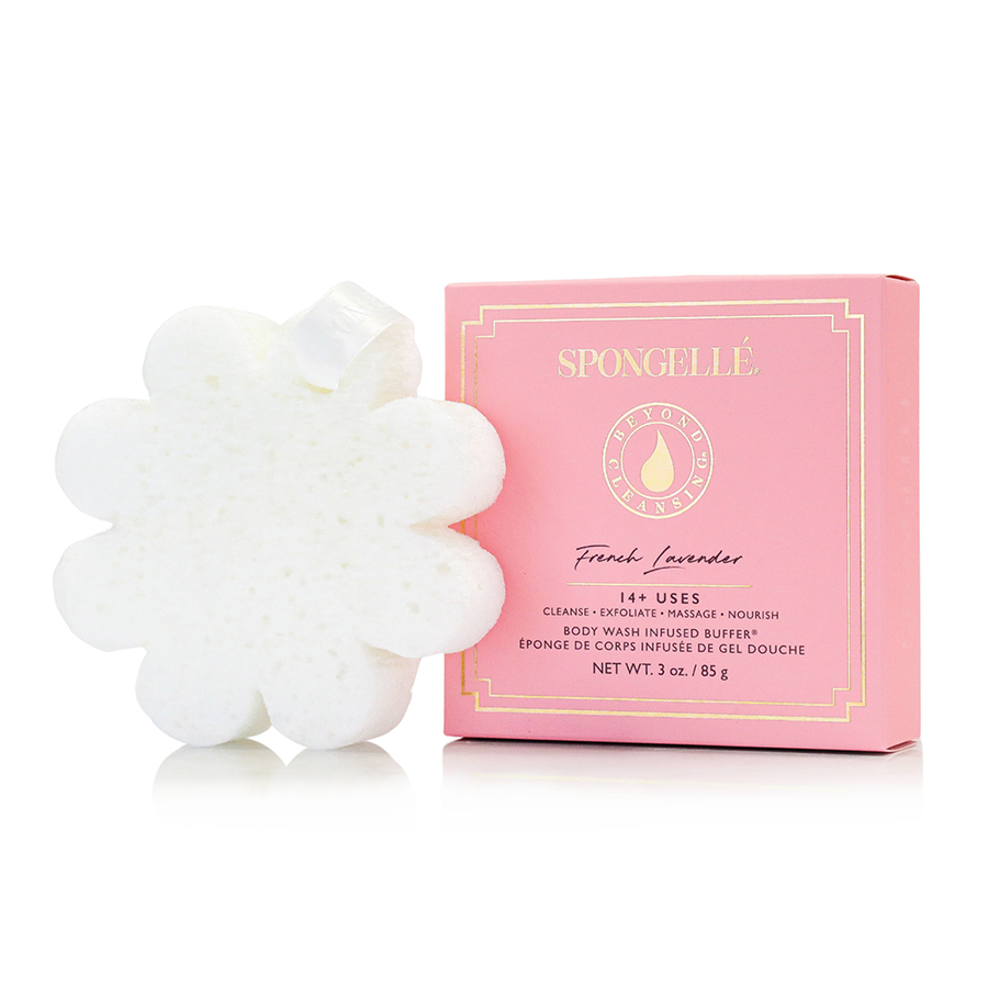French Lavender Body Wash Infused Buffer – Boxed Flower