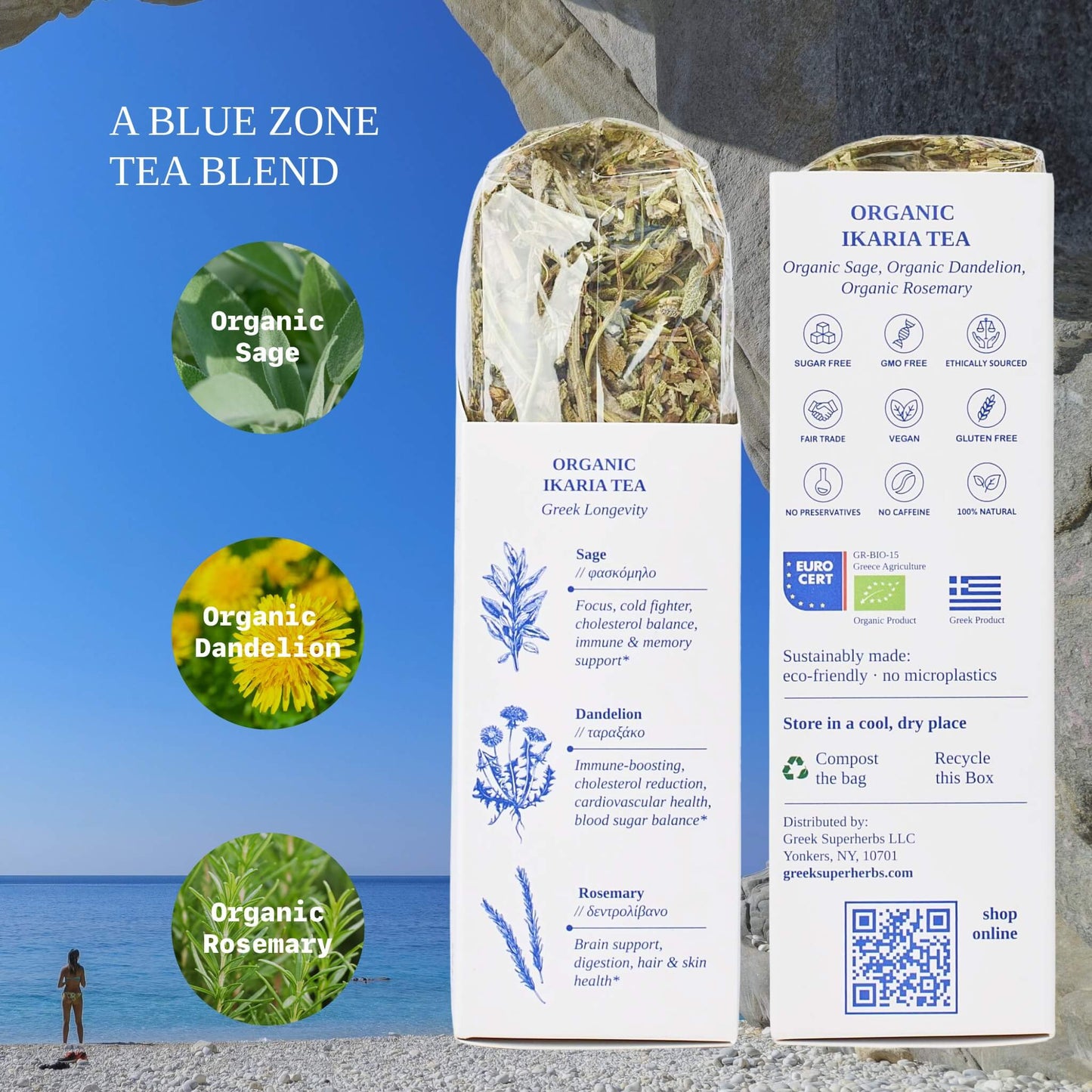 Ikaria Blue Zone Herbal Tea
