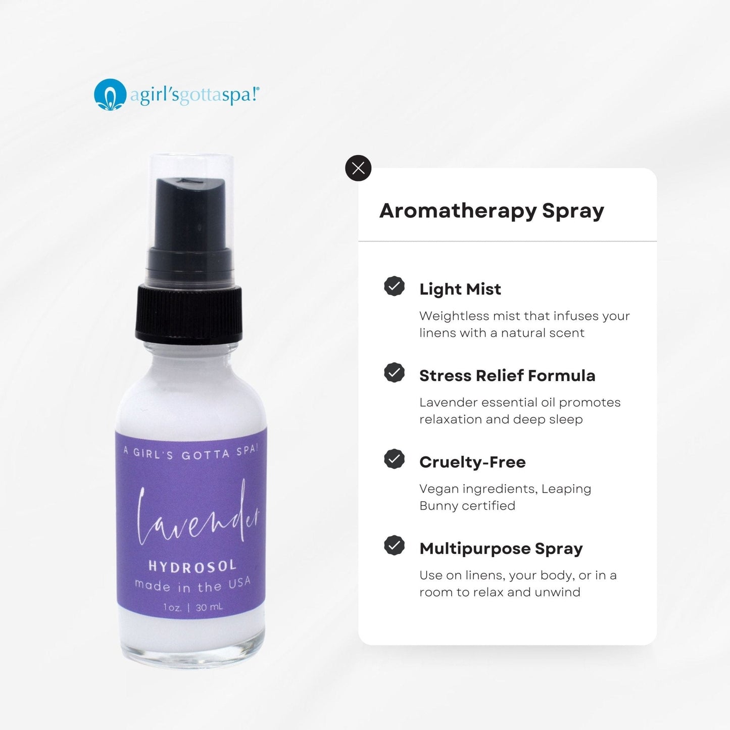Lavender Hydrosol Pillow Mist